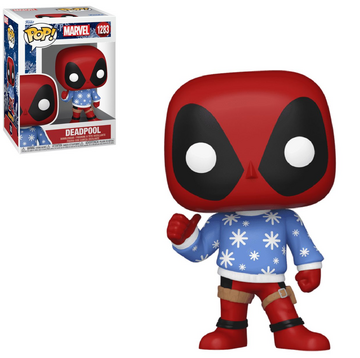 Wade Wilson (#1283 Holiday Deadpool in ugly sweater), DEADPOOL, Funko, Pre-Painted